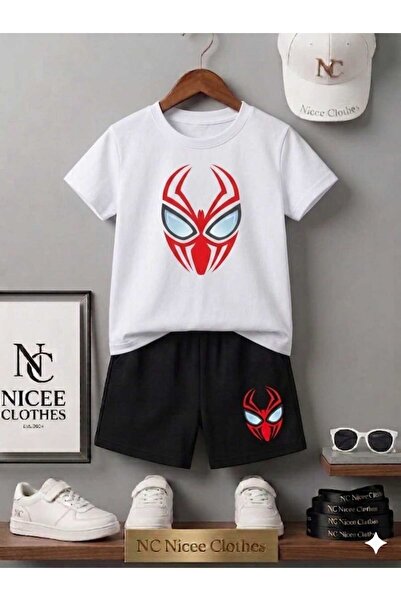 NC Nicee Clothes Tricou și pantaloni scurți de vară pentru copii, unisex (imp...