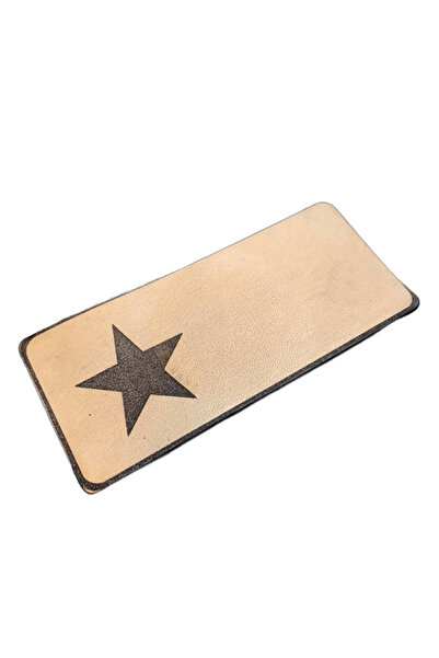 ÇUKUROVA ÜTÜ Piele de bizon, Subay Teğmen 4 cm x 9 cm Compat Peç