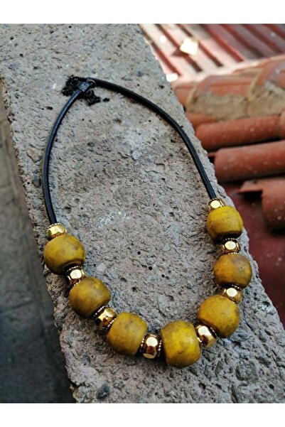 Bozhi Necklace Glass Beads Business Woman Style