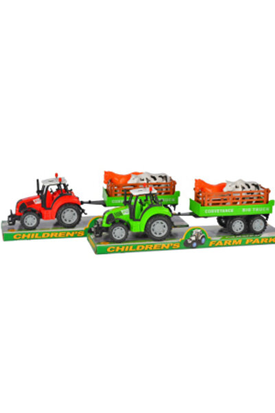 PlayFun Tractor Remorca Cu Animale Domestice 6511110031869