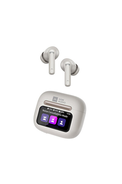 agm Buds 9 – Ακουστικά Bluetooth 5.4 με ANC έως -25dB & Smart Θήκη με Οθόνη Α...