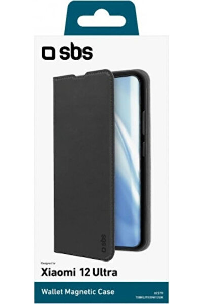 SBS Θήκη Lite Book από Συνθετικό Δέρμα Μαύρο (Xiaomi 12S Ultra) Κωδικός: BKLI...