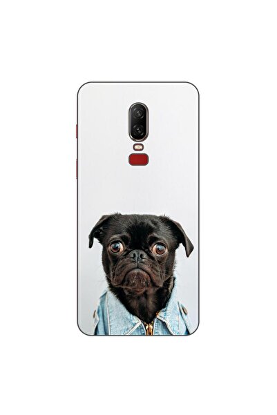 OEM Husa compatibila cu OnePlus 6 Silicon Gel Tpu Model Pug Fashion