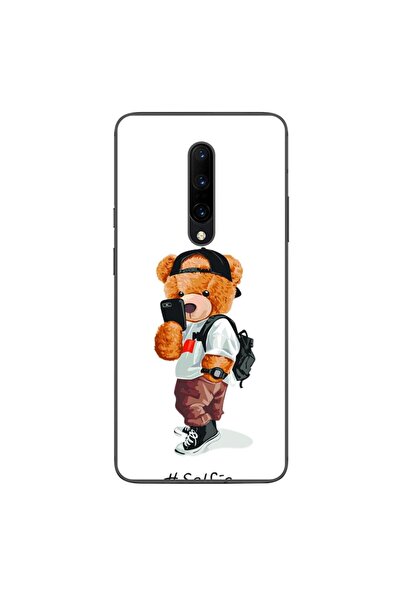 OEM Husa compatibila cu OnePlus 7 Pro Silicon Gel Tpu Model Bear Teddy Selfie