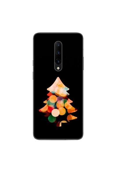 OEM Husa compatibila cu OnePlus 7 Pro Silicon Gel Tpu Model Craciun Brad Fund...