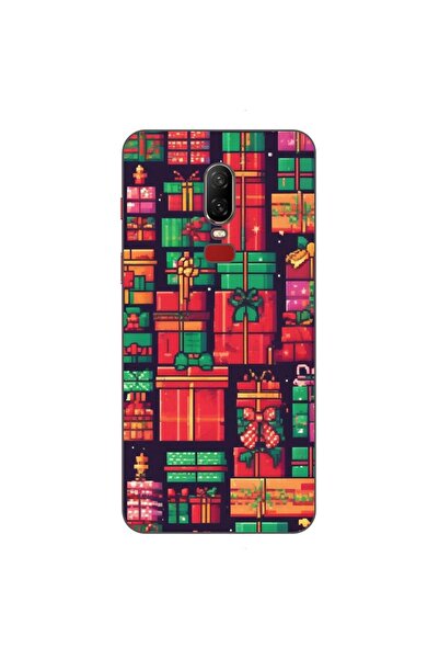 OEM Husa compatibila cu OnePlus 6 Silicon Gel Tpu Model Pixel Art Gifts