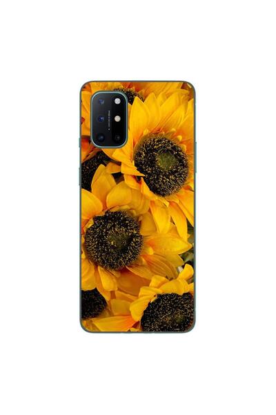 OEM Husa compatibila cu OnePlus 8T Silicon Gel Tpu Model Floarea Soarelui