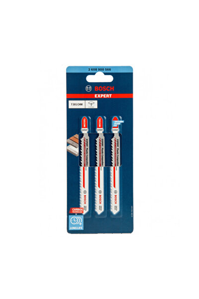 Bosch Professional Set de 3 lame de ferăstrău vertical Bosch Expert Plastic C...