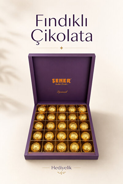 Şener HEDİYELİK FINDIKLI ÇİKOKATA 400 GR