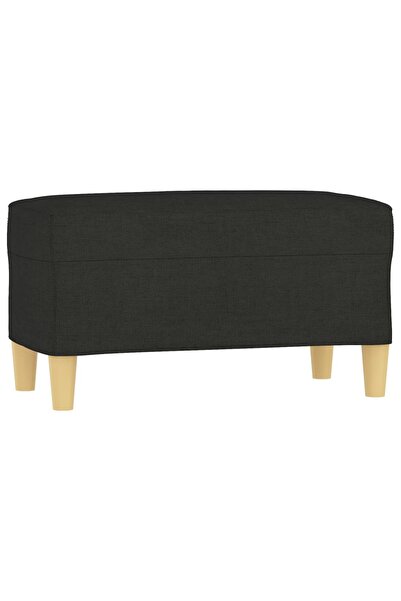 vidaxl Bancă, negru, 70x35x41 cm, textil