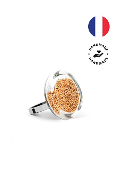 Pylones Glass Ring - Cachou - Nano Billies