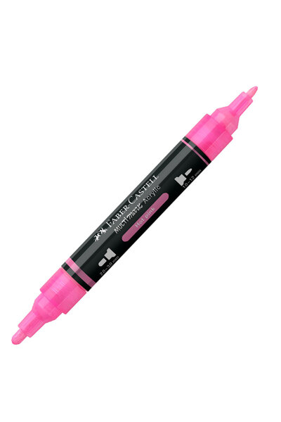 Faber Castell Marker acrilic Multimark Color 329 Roz aprins Faber-Castell