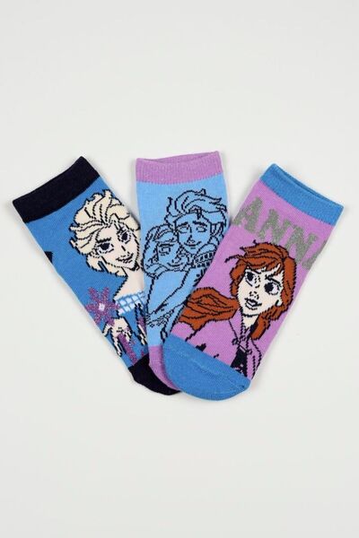 Disney Παιδικές Κάλτσες για Κορίτσι Frozen Χρώματος Πολύχρωμo EZO6014.PACK1