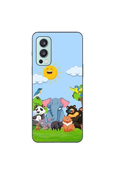 OEM Husa compatibila cu OnePlus Nord 2 Silicon Gel Tpu Model Prietenii Junglei