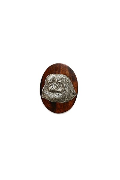 Art - Dog Pekingese, Pekinese, Peke - Broșă pentru expoziții canine, agrafă p...