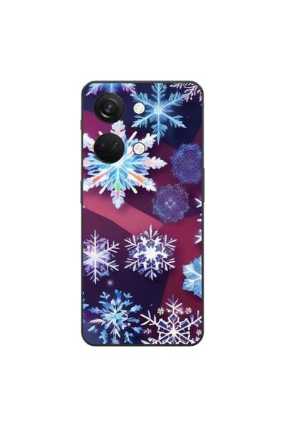 OEM Θήκη συμβατή με OnePlus Nord 3 από σιλικόνη gel TPU με σχέδιο νιφάδας χιο...