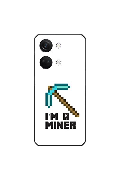 OEM Case compatible with OnePlus Nord 3 Silicone Gel Tpu Minecraft Miner Pattern