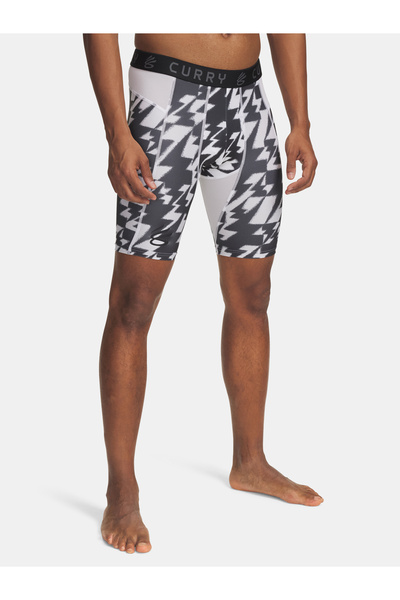 Under Armour Pánské kraťasy UA Curry HG Prtd Shorts-WHT