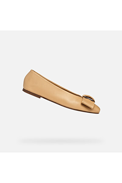 Geox Balerini de damă Ballystar, de culoare maro deschis