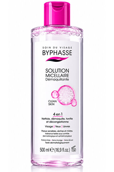 BYPHASSE apă micelară 500ml Clear Skin Sensitive