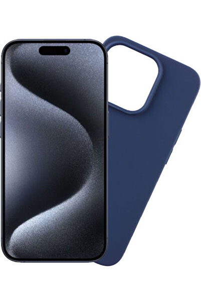 Other Volte-Tel Μπλε Θήκη Πλάτης Σιλικόνης για iPhone 15 Pro