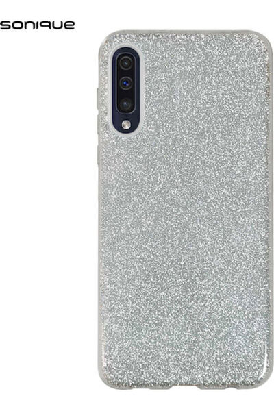 Other Sonique Γυαλιστερή Πίσω Θήκη Σιλικόνης Ασημί (Samsung Galaxy A70/A70s)