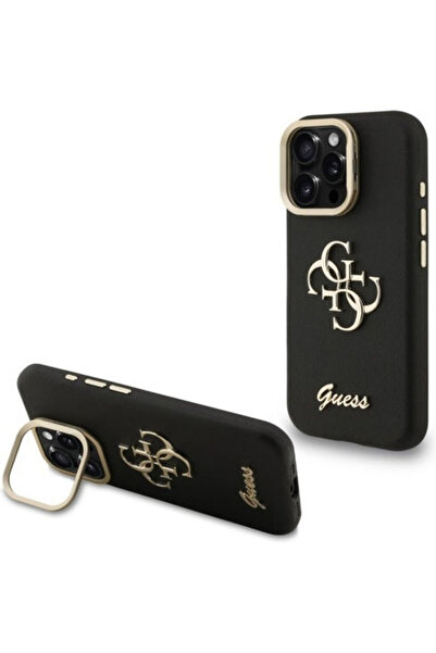 Guess Δερμάτινη Πίσω Θήκη PU με Υφή (Μαύρο) (iPhone 15 Pro) Κωδικός: GUHCP15L...