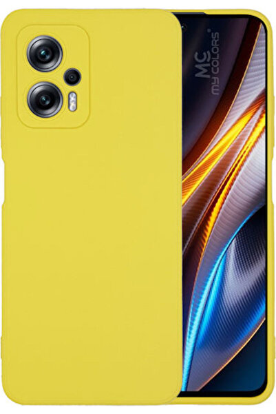 Other Sonique Πίσω Κάλυμμα Σιλικόνης Κίτρινο (Poco X4 GT 5G)