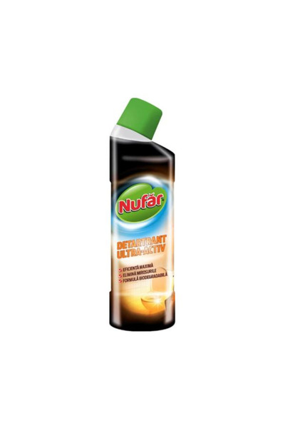 Nufar Detartrant Toaleta cu Parfum de Lamaie - Detartrant Ultra-Activ, 750 ml