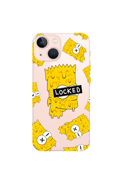 Other Apple iPhone 13 Bart Simpson Transparent Silicone TPU Θήκη