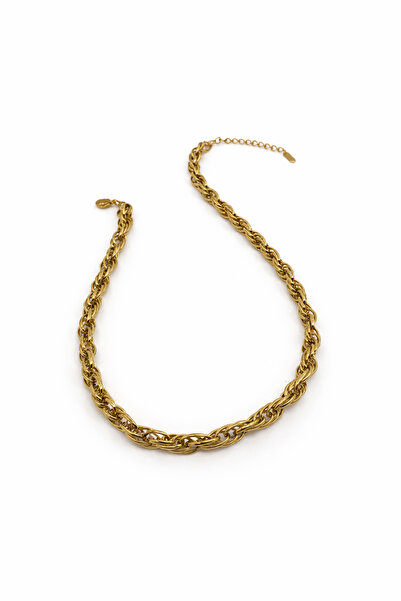 Bozhi Steel Necklace 896 Silver Elegant Gift Gold