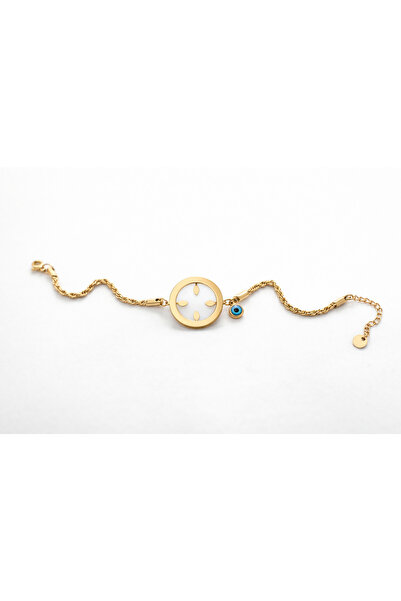 Bozhi Steel Bracelet Bl Gold Business Woman Style