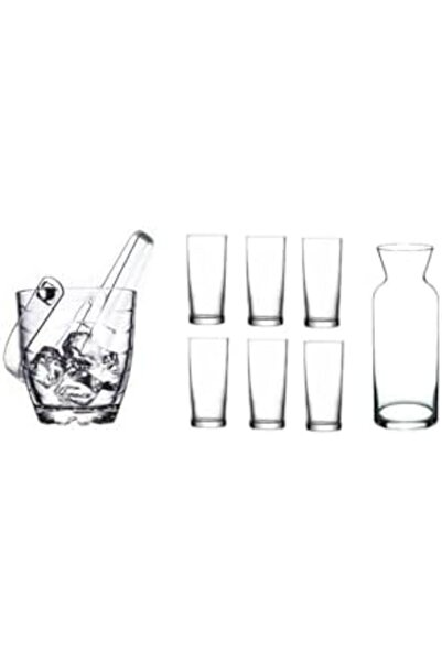 Yıldızan Nzr Beautestore Rakı Bardak and 9 Prç. Raki Glass and Ice Bucket Set...