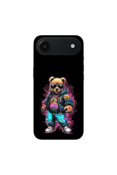 OEM Husa compatibila cu Apple iPhone Air Silicon Gel Tpu Model Bear Cool Black