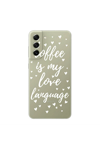 Other Samsung S21 Coffe is my love language Transparent Silicone TPU Θήκη