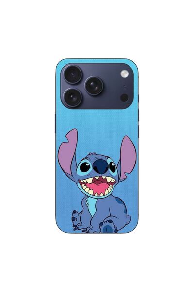 OEM Husa compatibila cu Apple iPhone 17 Pro Silicon Gel Tpu Model Stitch Blue