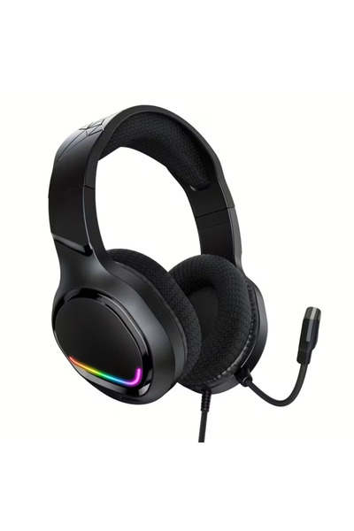 Velixo Gaming Headset with Microphone, Over-Ear, Surround Sound, RGB, Noise C...