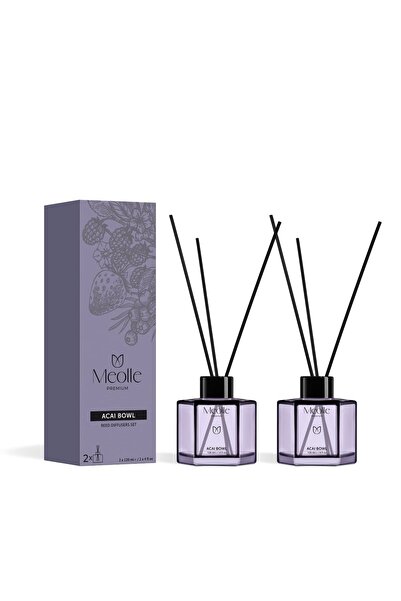 Meolle Set 2 x 120 ml Odorizante cu Bețișoare Acai Bowl
