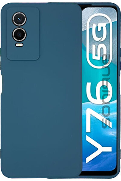 Other My Colors Sonique Θήκη Σιλικόνης για Vivo Y74s Vivo Y76 5G Σκούρο Μπλε