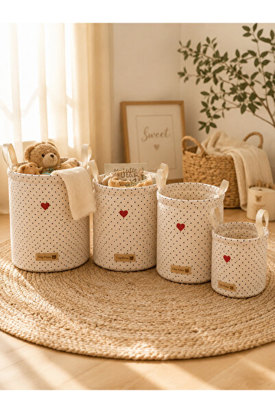 Cozy Pixies Multi Size Baby Toy Storage Basket Soft Toy Organizer for Nursery...