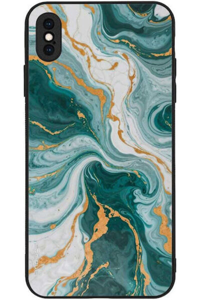 Other Sonique Θήκη Μαρμάρου για Apple iPhone Xs Max Πράσινο 01