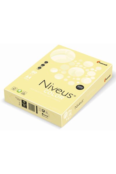 NIVEUS Копирна хартия А4 бледожълта 80гр 500 листа YE23
