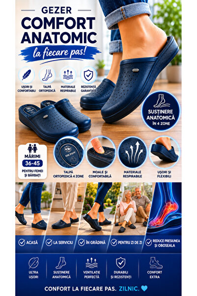 Extramall GEZER Orthopedic Slipper 39 Anatomical Comfort at Every Step