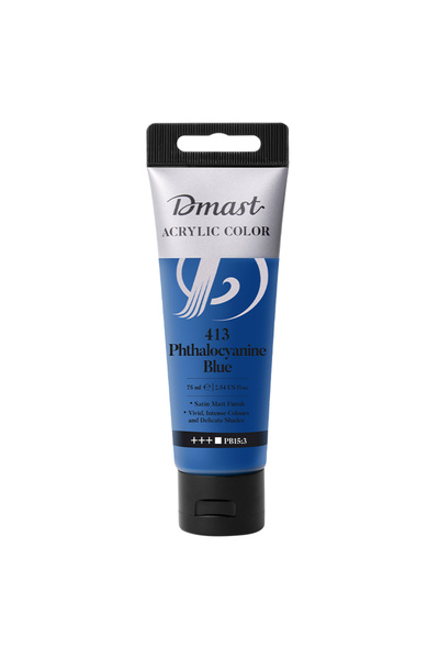 DMAST Culori Acrilice Profesionale 75ml Albastru Ftalat 413 de la Pebeo