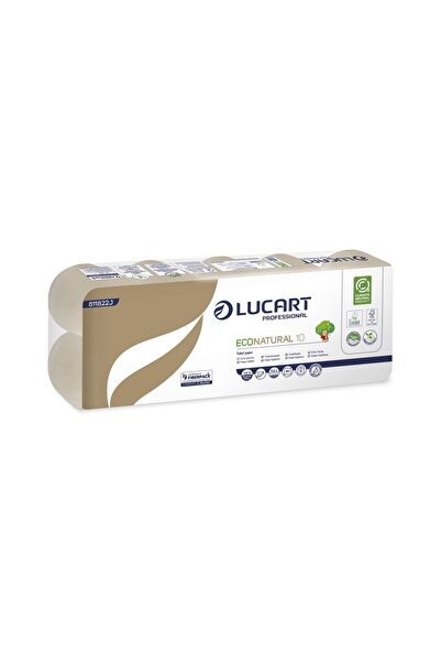Lucart Hârtie igienică EcoNatural 10, 2 straturi, 10 role/cutie