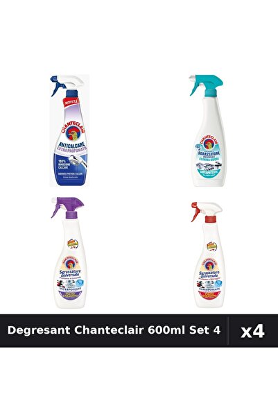 Chanteclair Set 4 Degresant Universal 600ml - Anti-Miros, Lavanda, Marsilia, ...