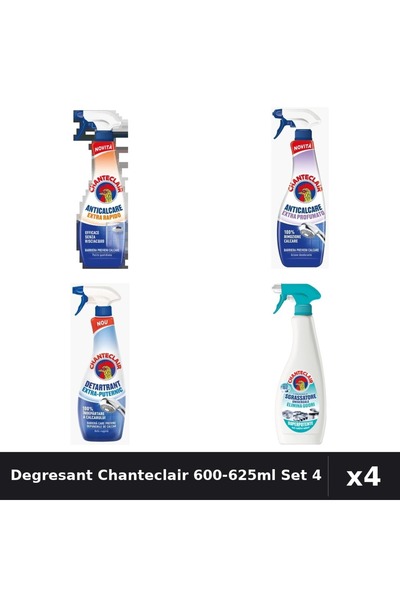 Chanteclair Set 4 Degresant Universal 600-625ml - Anti-Miros, Extra Parfumat,...