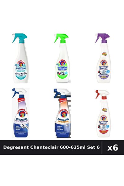 Chanteclair Set 6 Degresant Universal 600-625ml - Anti-Miros, Lămâie, Lavandă...