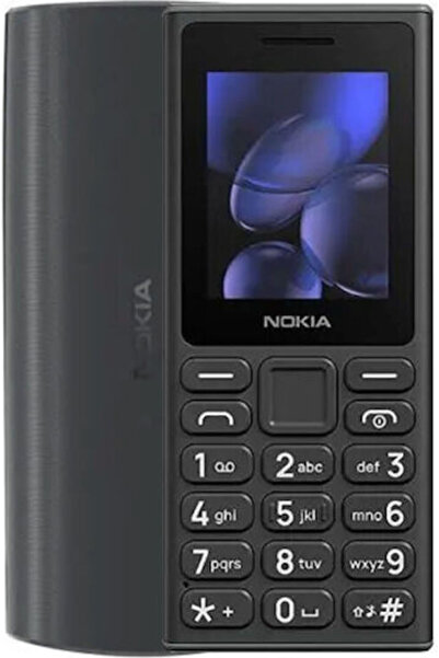 Nokia 105 (2024) Κινητό τηλέφωνο διπλής SIM με πλήκτρα (Ελληνικό Μενού) Μαύρο