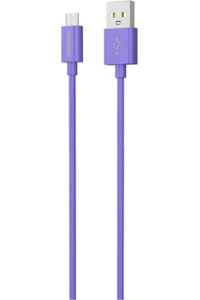 RİVERSONG Lotus 08 1.2μ Καλώδιο USB 2.0 σε micro USB Μωβ (13019389)
